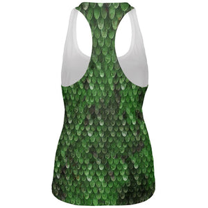 Halloween Wood Elf Scale Mail Armor Costume All Over Womens Work Out Tank Top