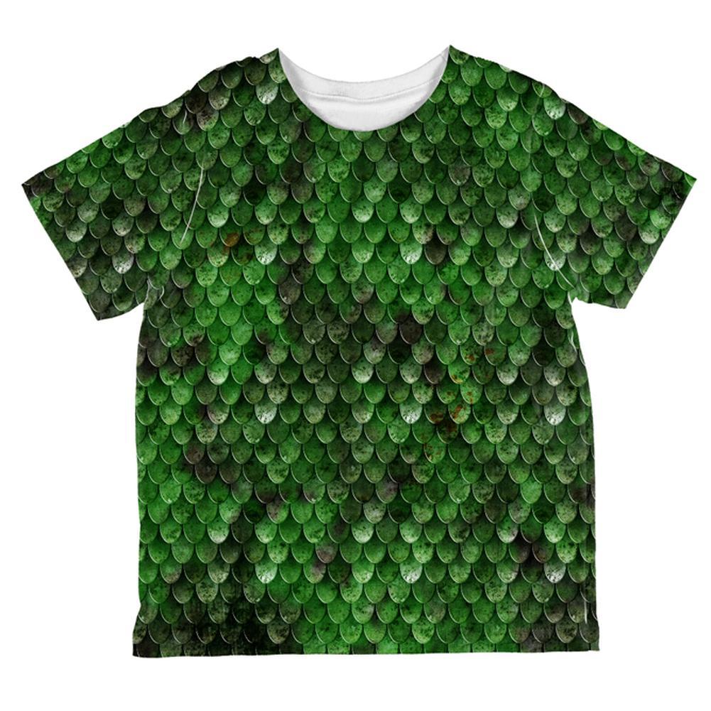 Halloween Wood Elf Scale Mail Armor Costume All Over Toddler T Shirt
