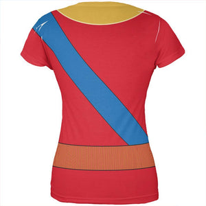Halloween Prince Charming William Costume All Over Juniors T Shirt