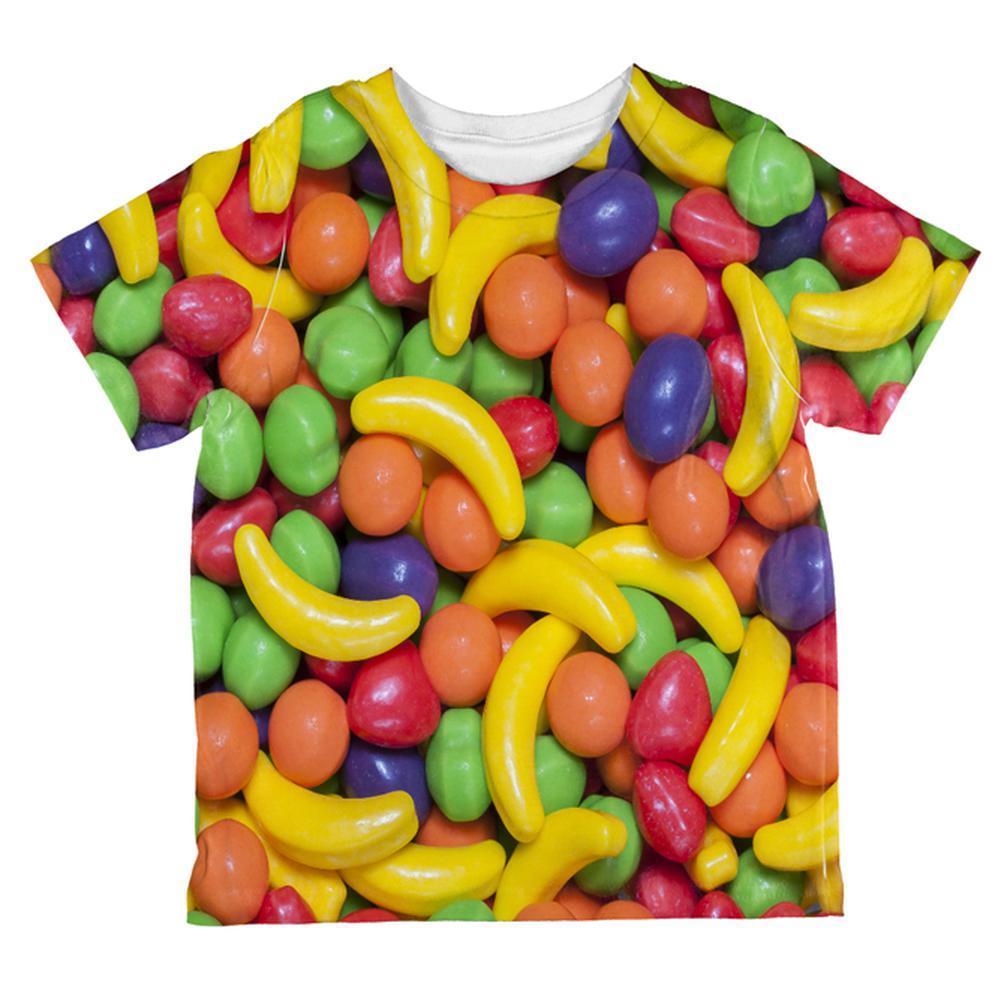 Halloween Fruit Candy All Over Toddler T Shirt
