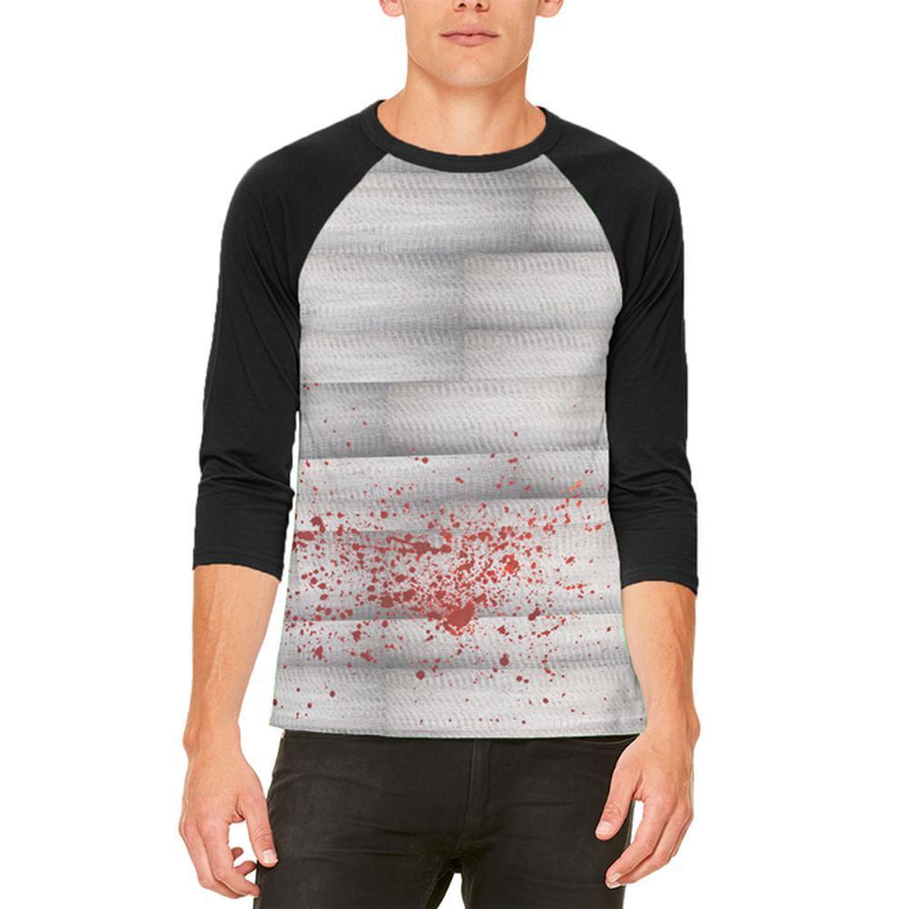 Halloween Bloody Mummy Mens Raglan T Shirt