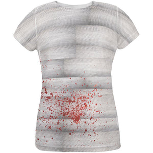 Halloween Bloody Mummy All Over Womens T Shirt