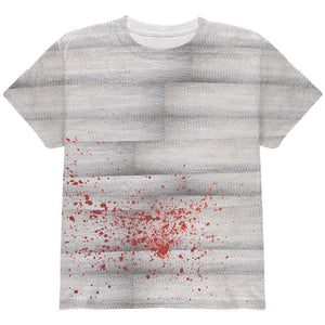 Halloween Bloody Mummy All Over Youth T Shirt