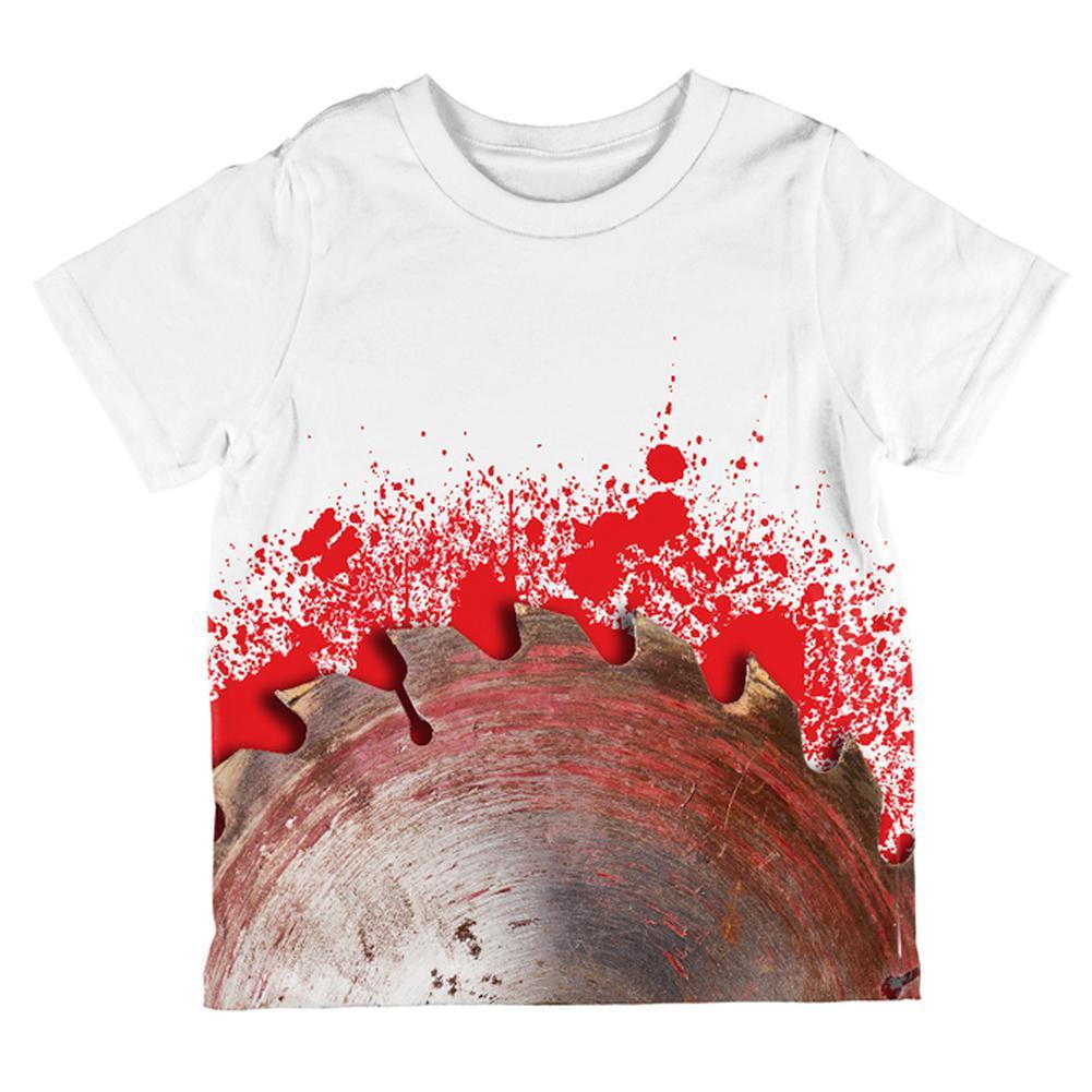 Halloween Bloody Saw Blade Massacre All Over Toddler T Shirt