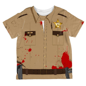 Halloween Zombie Grime Sheriff Walker All Over Toddler T Shirt