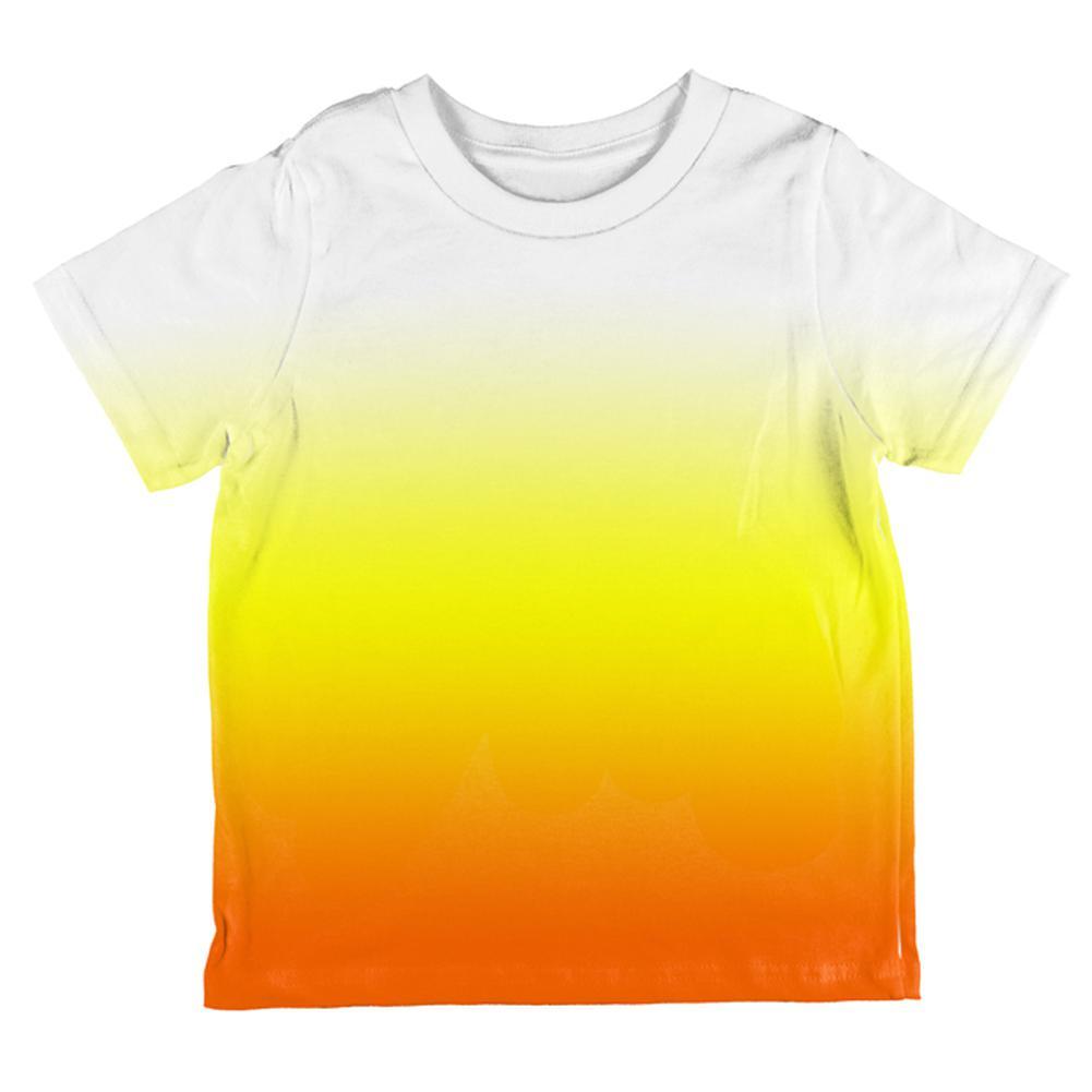 Halloween Candy Corn Ombre Costume All Over Toddler T Shirt