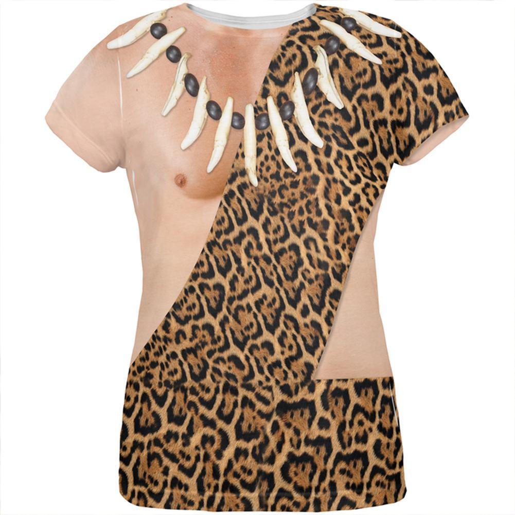 Halloween Caveman Costume FB All Over Womens T Shirt
