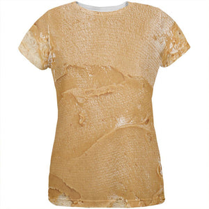 Halloween Peanut Butter PB Sandwich Costume All Over Womens T Shirt
