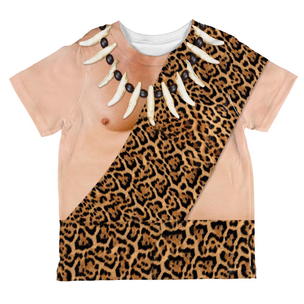 Halloween Caveman Costume FB All Over Toddler T Shirt