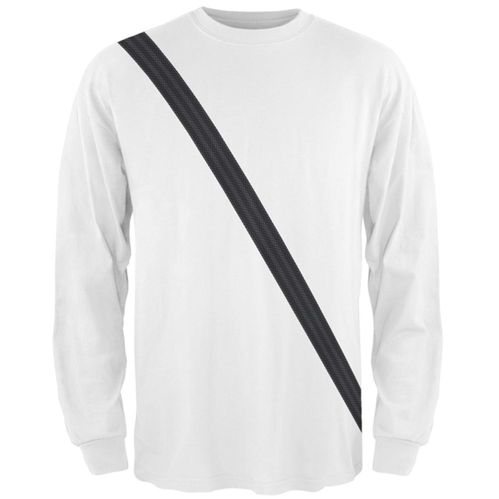 Seatbelt Passenger Side Costume All Over Mens Long Sleeve T Shirt