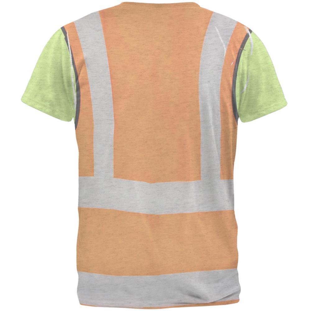 Halloween Road Worker Construction Vest Costume Mens T Shirt