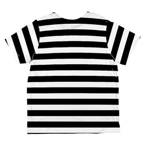Halloween Prisoner Old Time Striped Costume All Over Toddler T Shirt