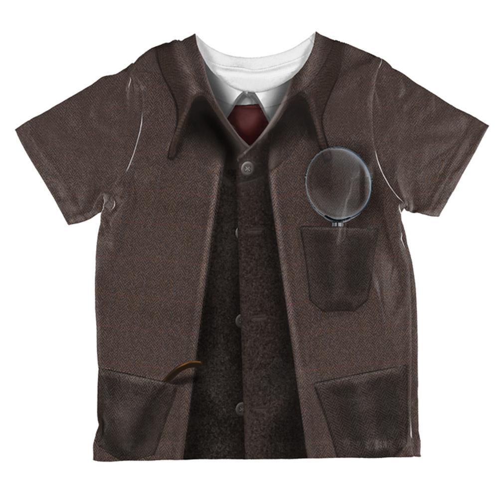 Halloween Sherlock Holmes Costume All Over Toddler T Shirt