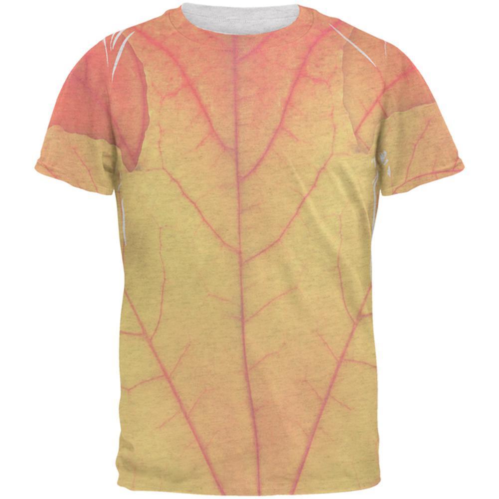 Halloween Autumn Fall Leaf Costume Mens T Shirt