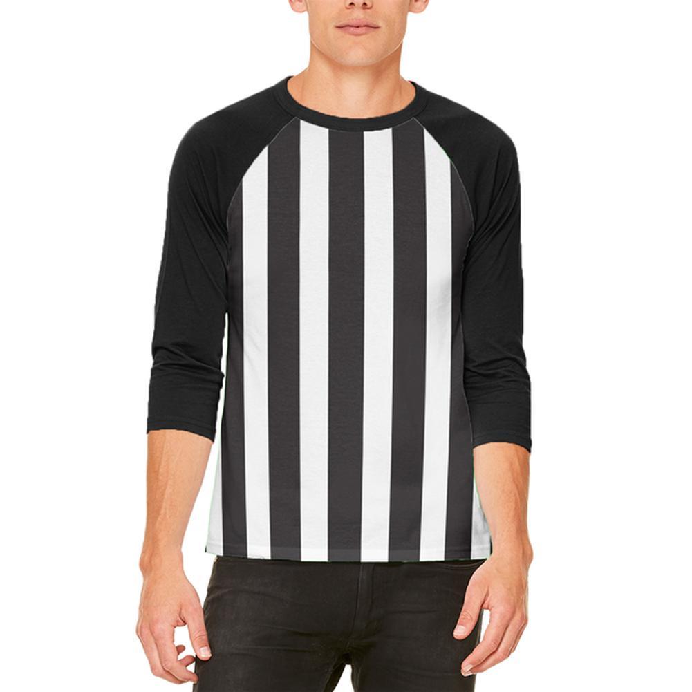 Halloween Referee Costume Mens Raglan T Shirt