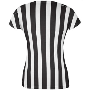 Halloween Referee Costume All Over Juniors T Shirt