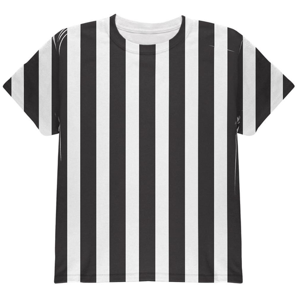 Halloween Referee Costume All Over Youth T Shirt
