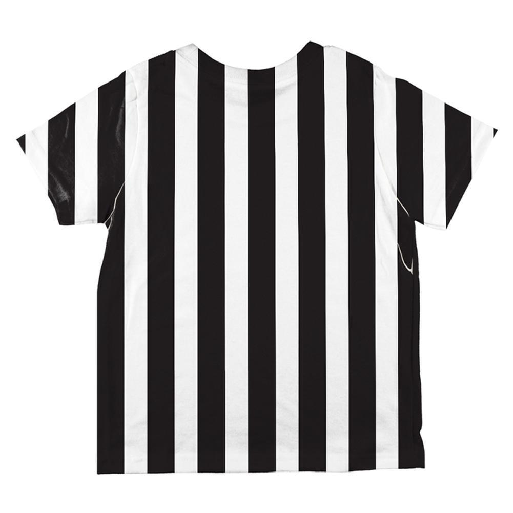 Halloween Referee Costume All Over Toddler T Shirt