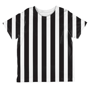 Halloween Referee Costume All Over Toddler T Shirt