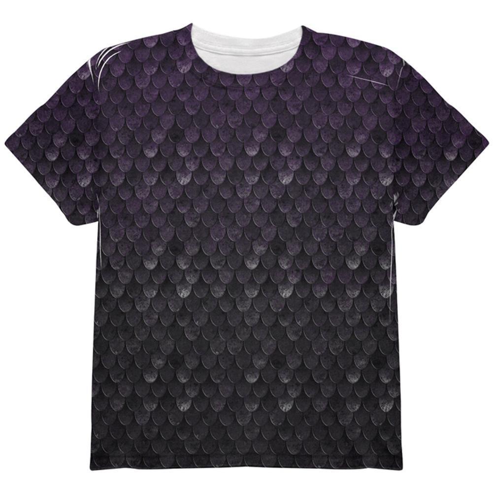 Halloween Dark Elf Shadow Scale Armor All Over Youth T Shirt
