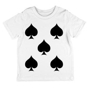 Halloween Five of Spades Card Soldier Costume All Over Toddler T Shirt