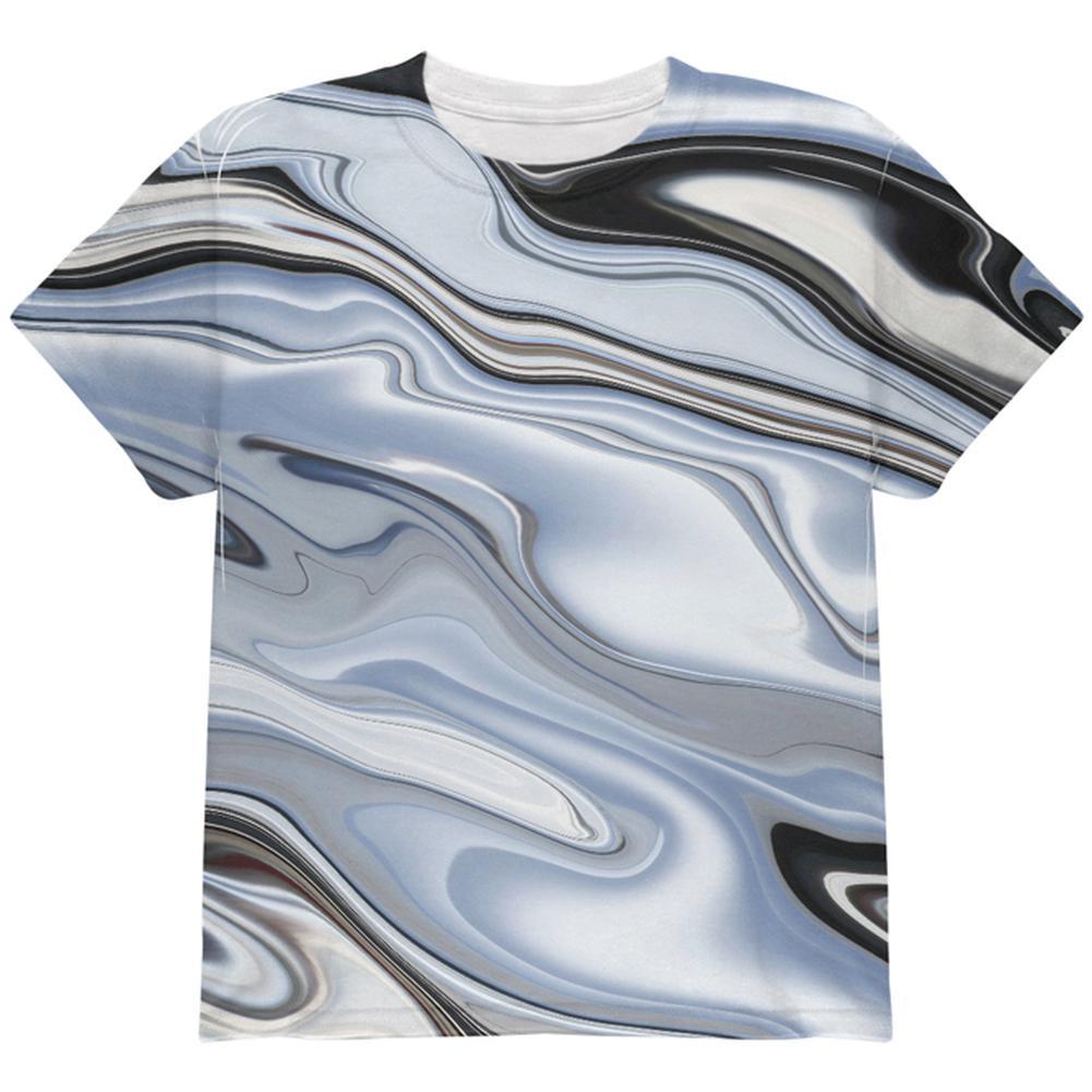 Halloween Liquid Chrome Costume All Over Youth T Shirt