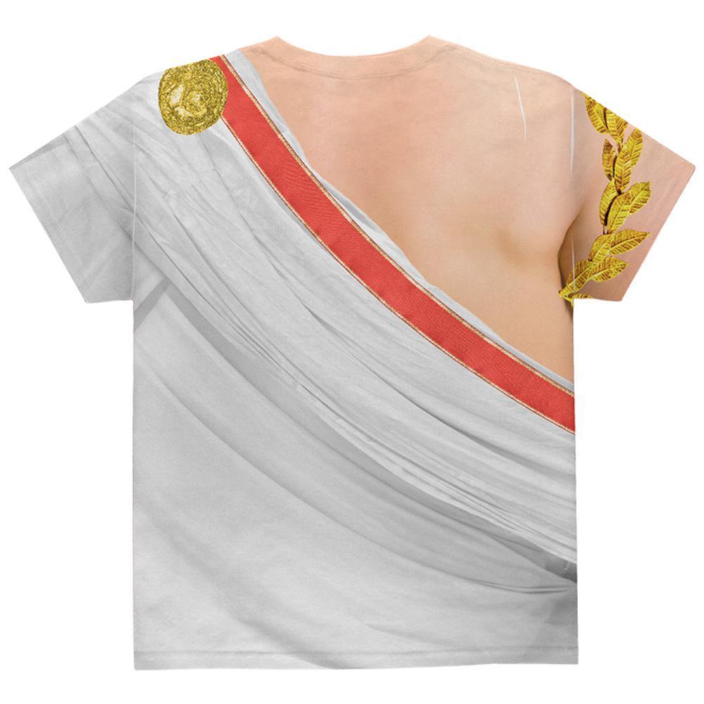 Halloween Roman Toga Costume All Over Youth T Shirt