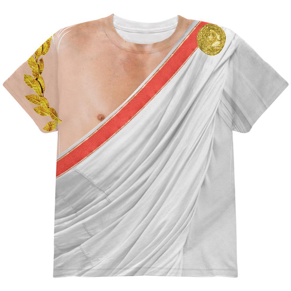 Halloween Roman Toga Costume All Over Youth T Shirt