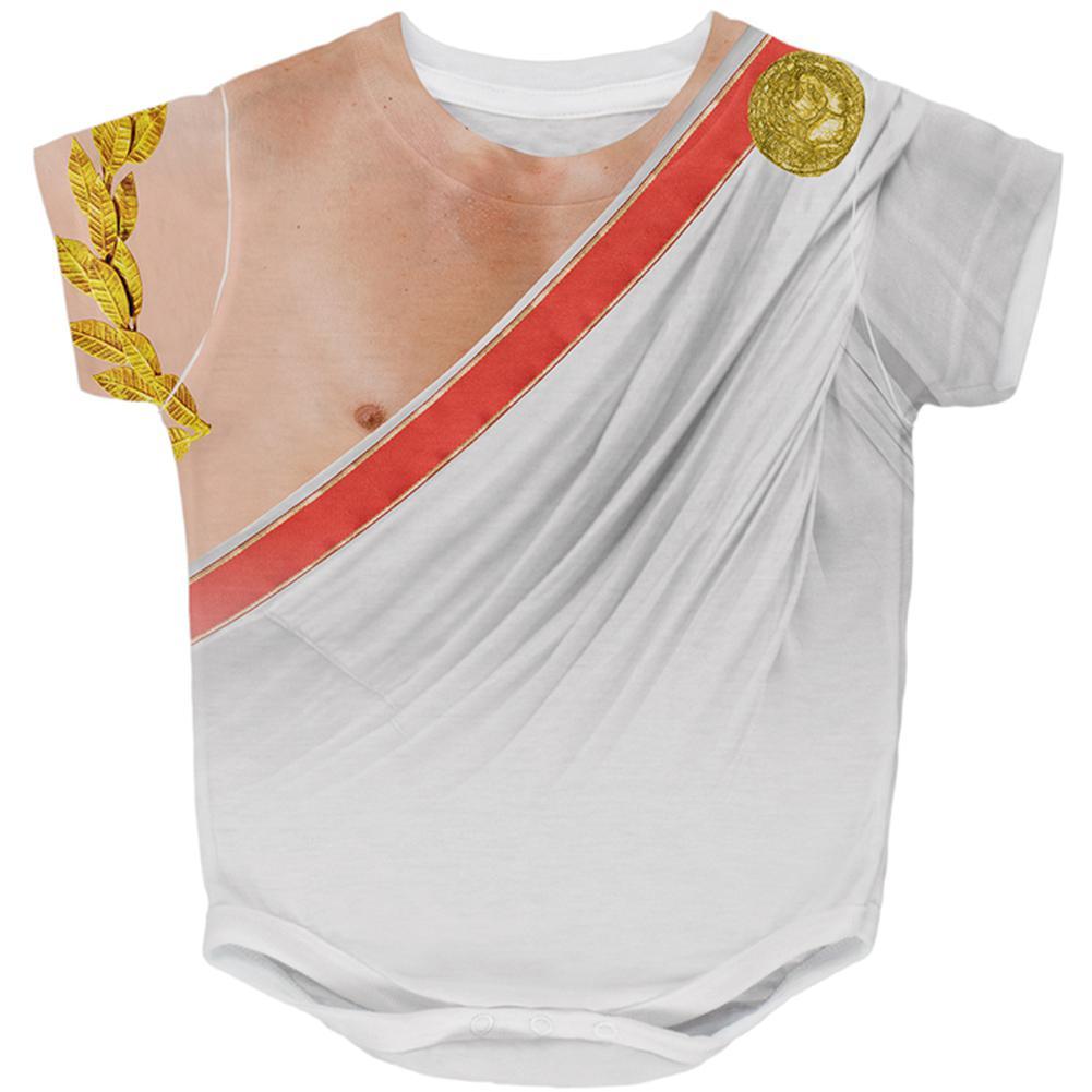 Halloween Roman Toga Costume All Over Baby One Piece