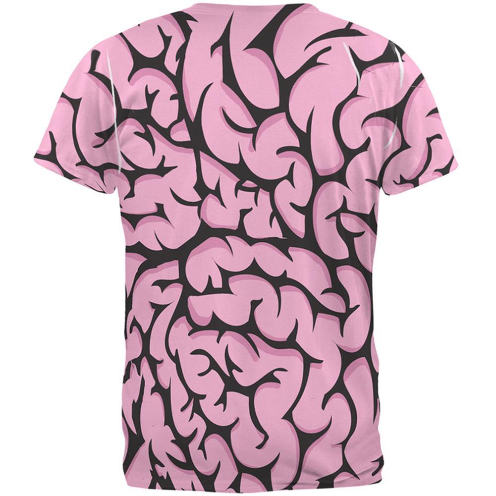 Halloween Pink Brains Costume All Over Mens T Shirt