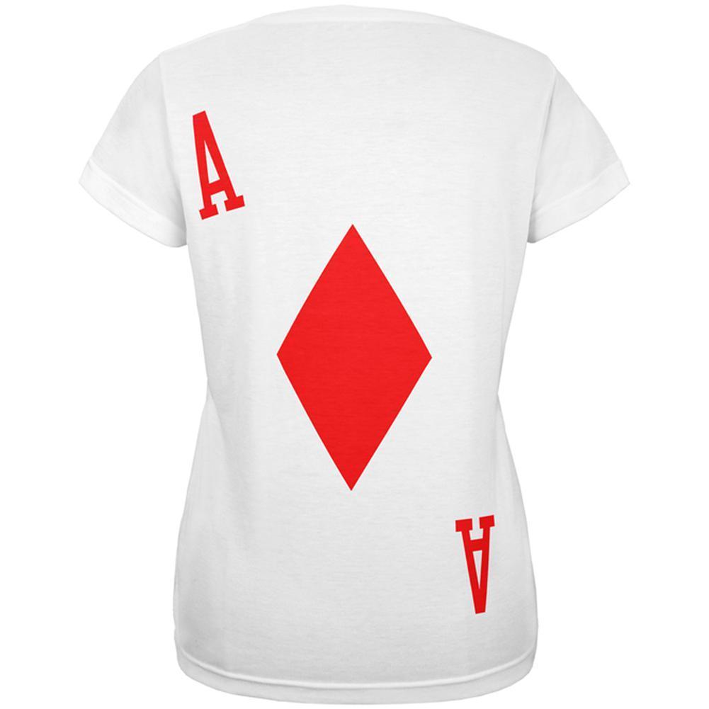 Halloween Ace of Diamonds Card Soldier Costume All Over Womens T Shirt