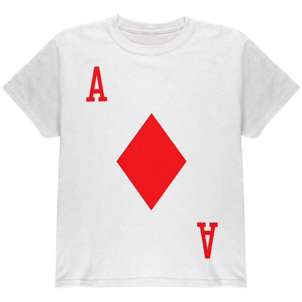 Halloween Ace of Diamonds Card Soldier Costume All Over Youth T Shirt
