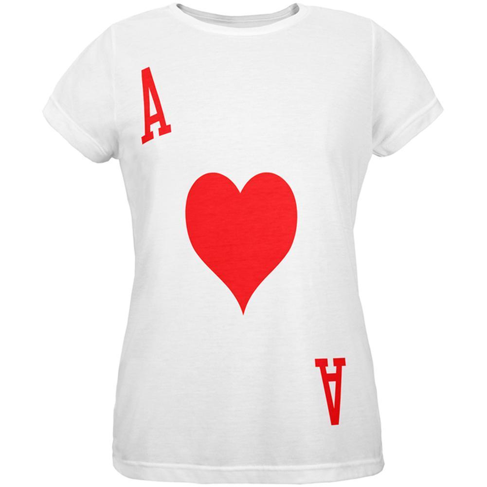 Halloween Ace of Hearts Card Soldier Costume All Over Womens T Shirt