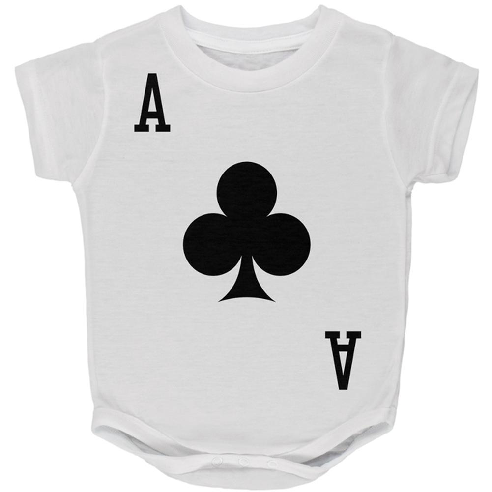 Halloween Ace of Clubs Card Soldier Costume All Over Baby One Piece