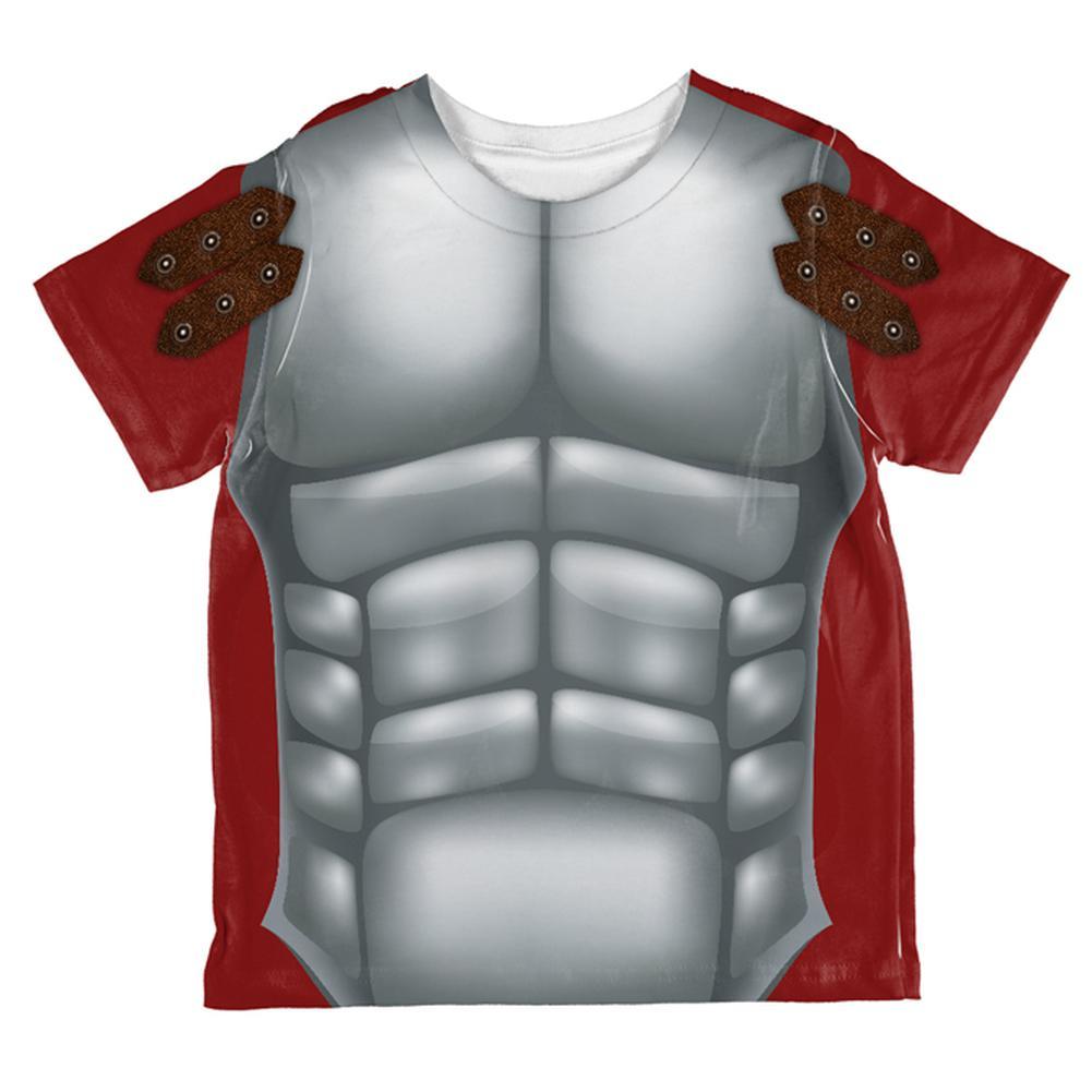 Halloween Roman Gladiator Costume All Over Toddler T Shirt