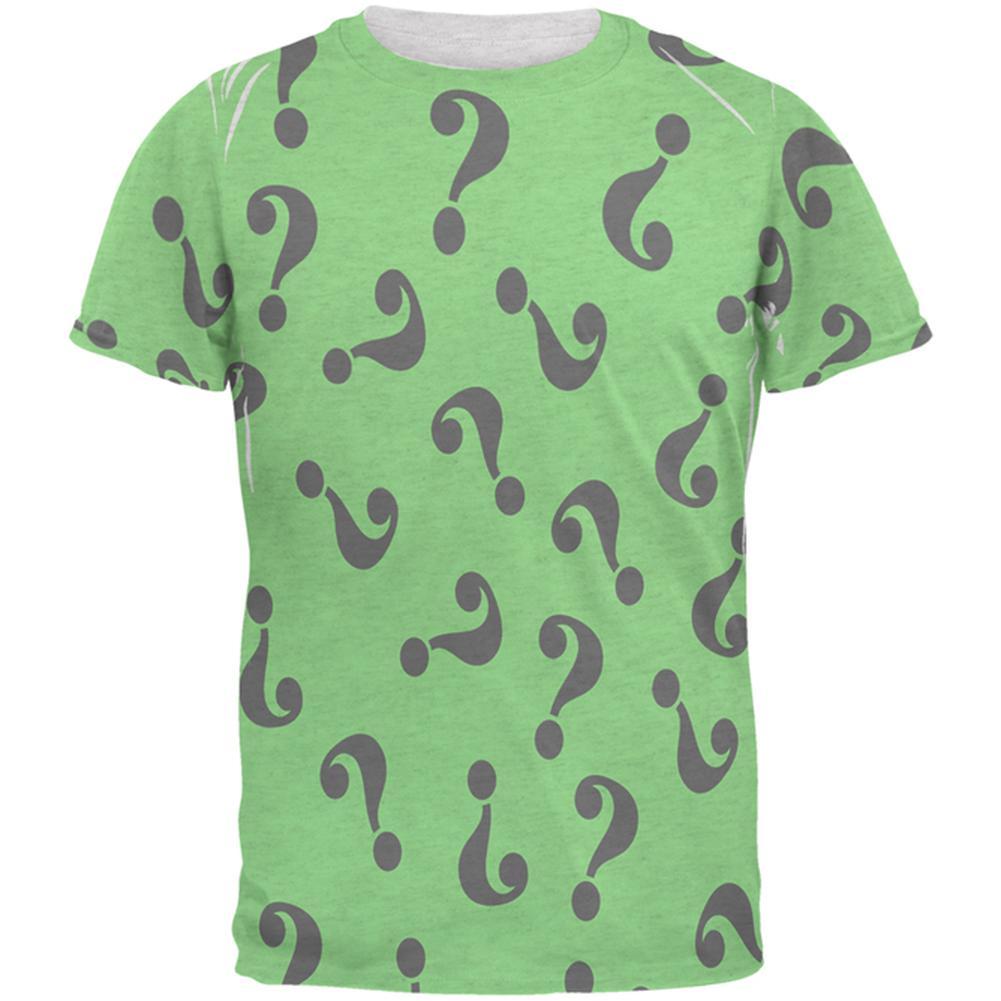 Halloween Riddle Me This Costume Mens T Shirt