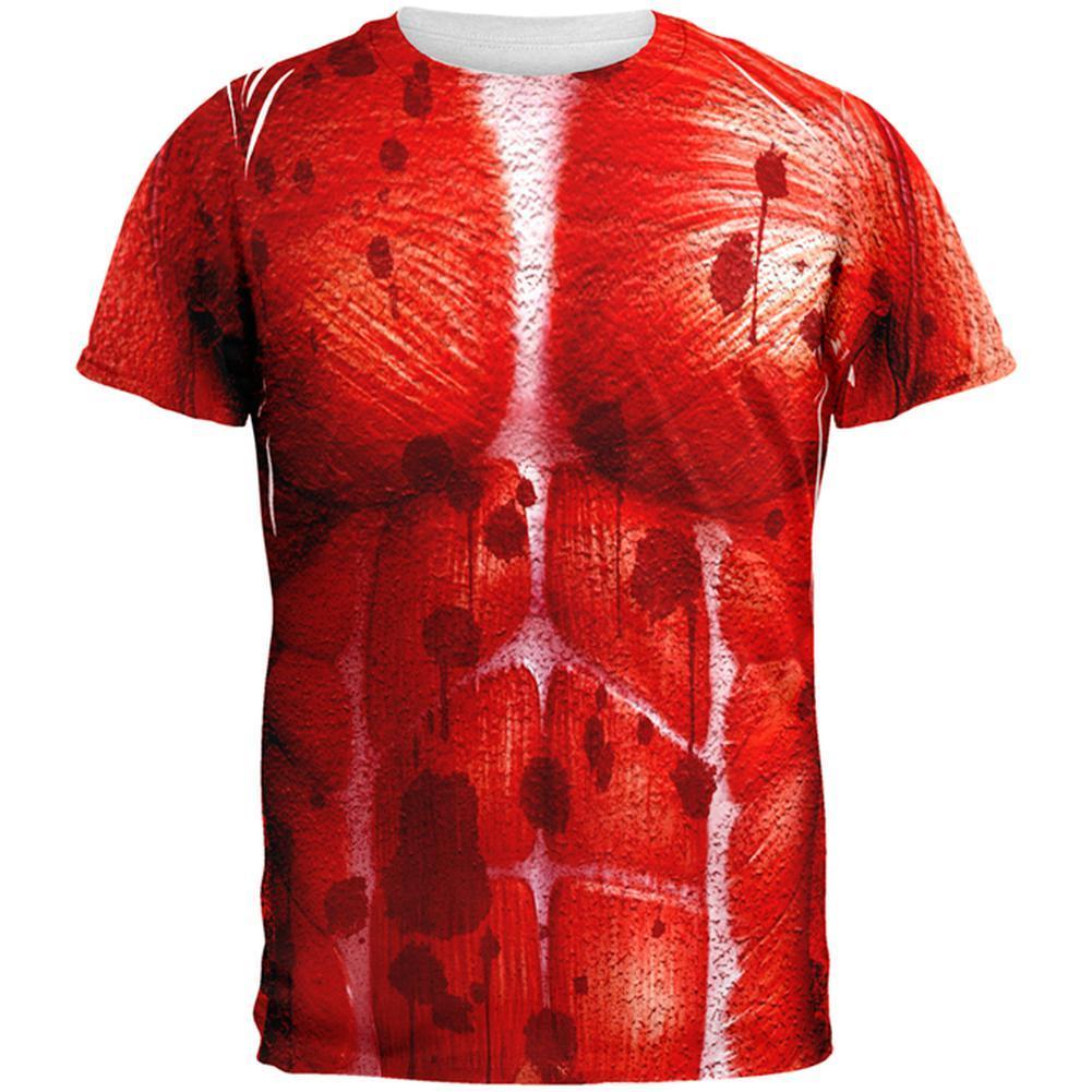 Halloween Skinned Alive Horror Movie Costume All Over Mens T Shirt