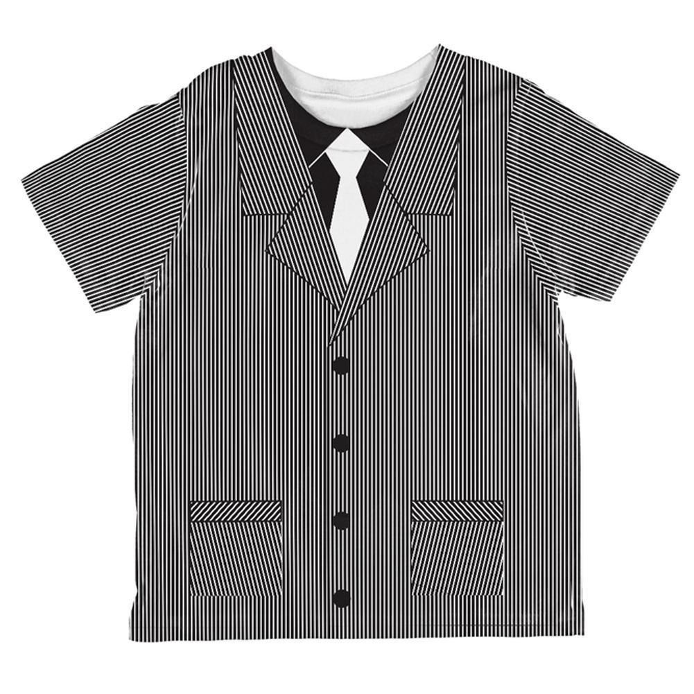 Halloween 20's Gangster Costume All Over Toddler T Shirt