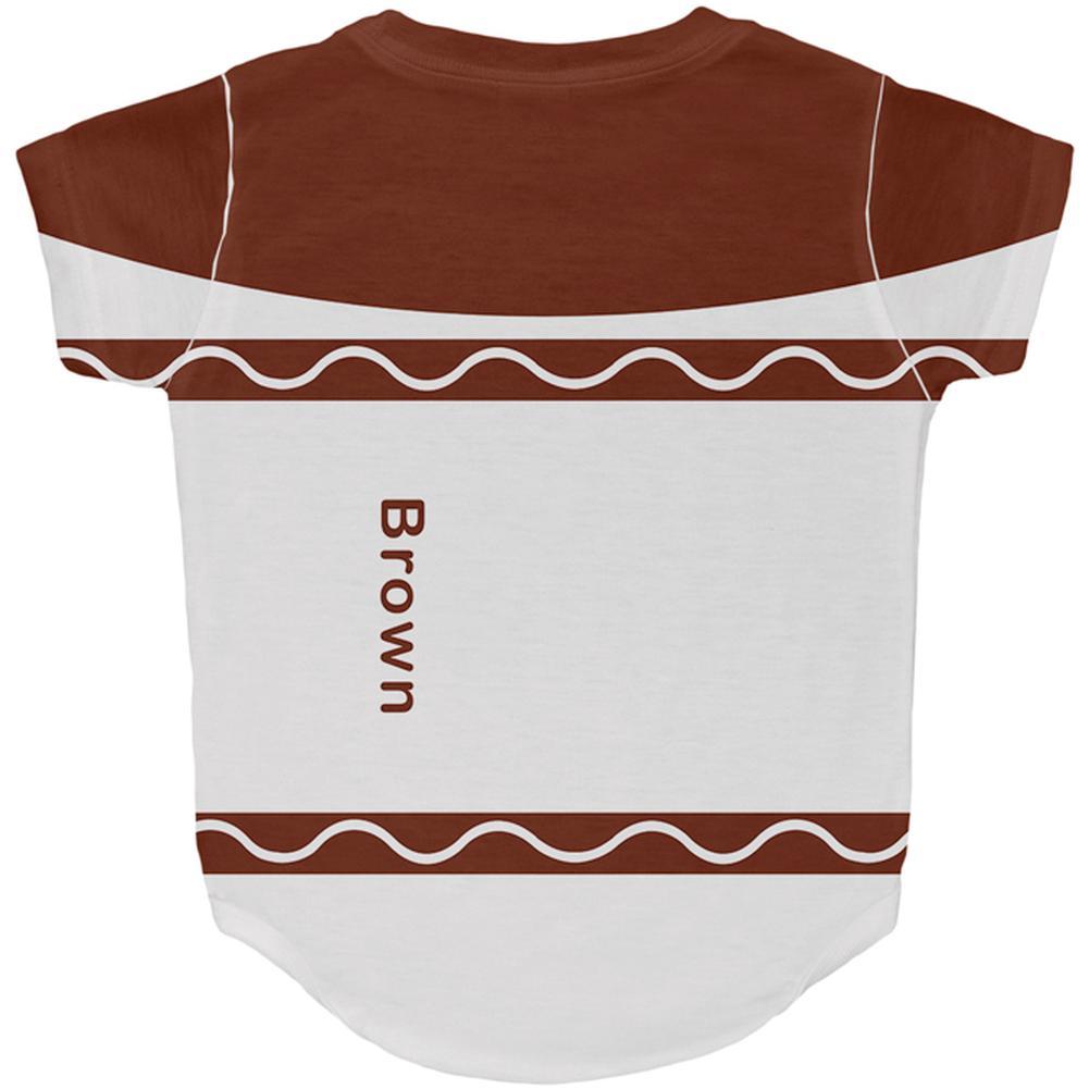 Halloween Marker Costume Brown All Over Baby One Piece