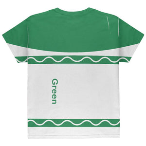 Halloween Marker Costume Green All Over Youth T Shirt