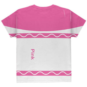 Halloween Marker Costume Pink All Over Youth T Shirt