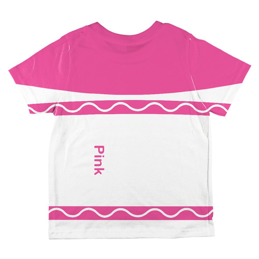 Halloween Marker Costume Pink All Over Toddler T Shirt