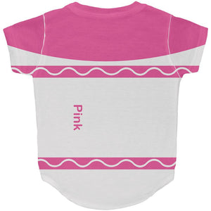 Halloween Marker Costume Pink All Over Baby One Piece