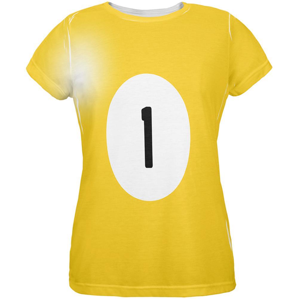 Halloween Billiard Pool Ball One Costume Womens T Shirt