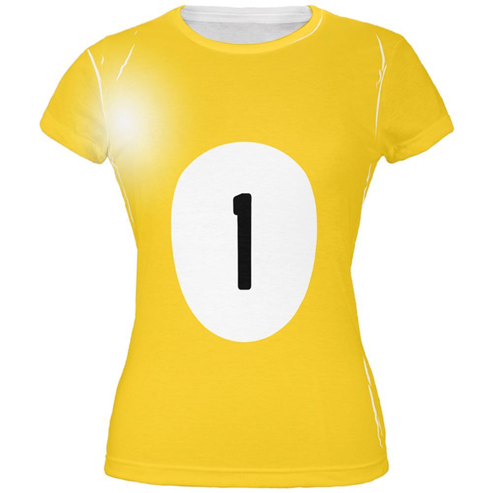 Halloween Billiard Pool Ball One Costume Juniors T Shirt
