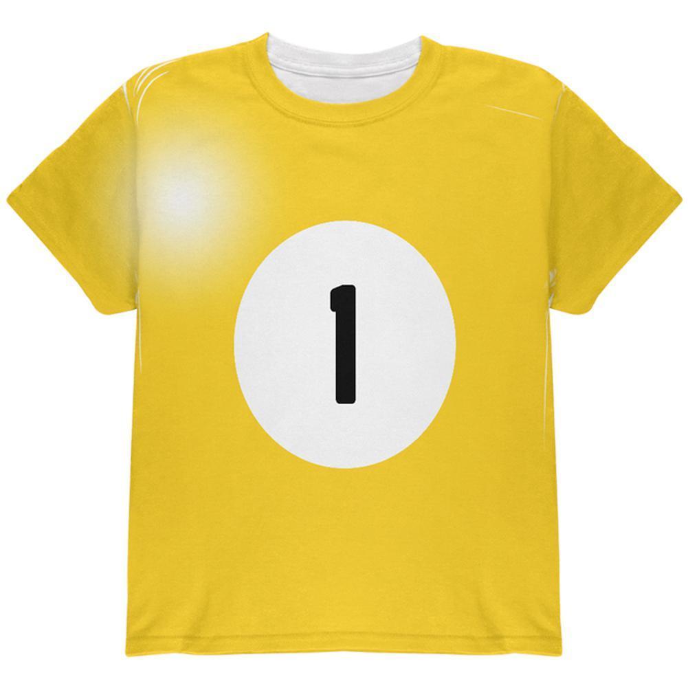 Halloween Billiard Pool Ball One Costume Youth T Shirt
