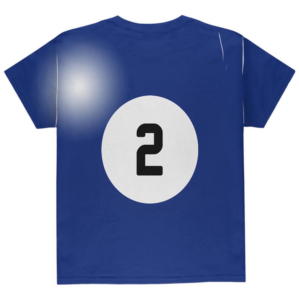 Halloween Billiard Pool Ball Two Costume Youth T Shirt