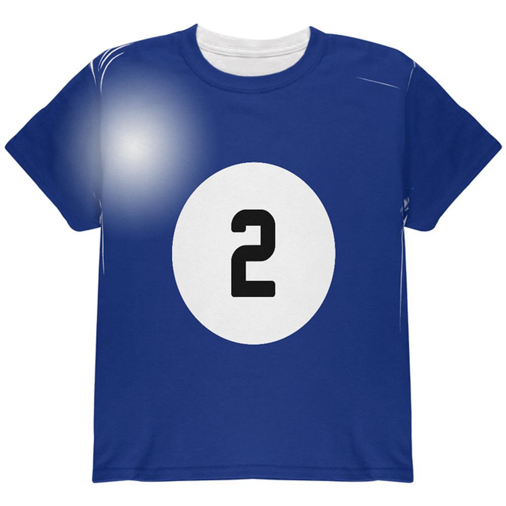 Halloween Billiard Pool Ball Two Costume Youth T Shirt
