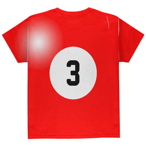 Halloween Billiard Pool Ball Three Costume Youth T Shirt