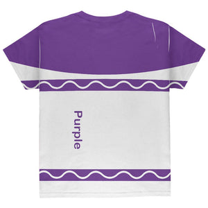 Halloween Marker Costume Purple All Over Youth T Shirt